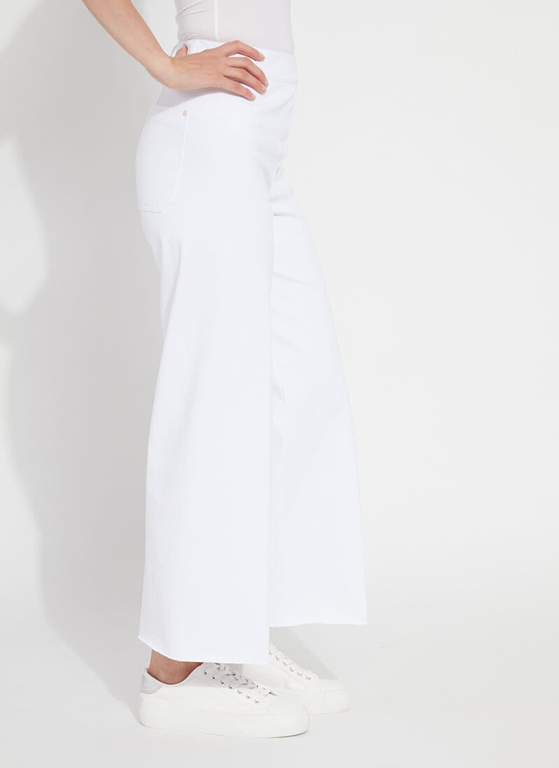 Erin Wide Leg Denim White