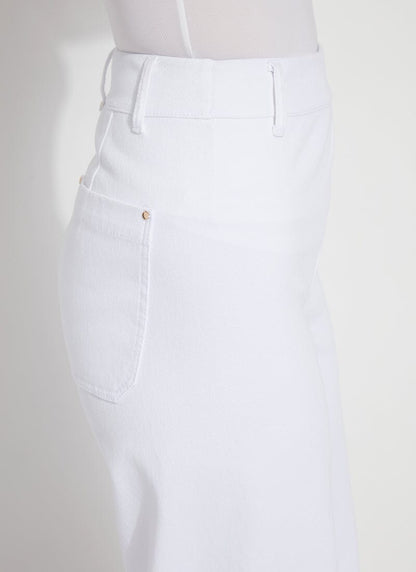 Erin Wide Leg Denim White