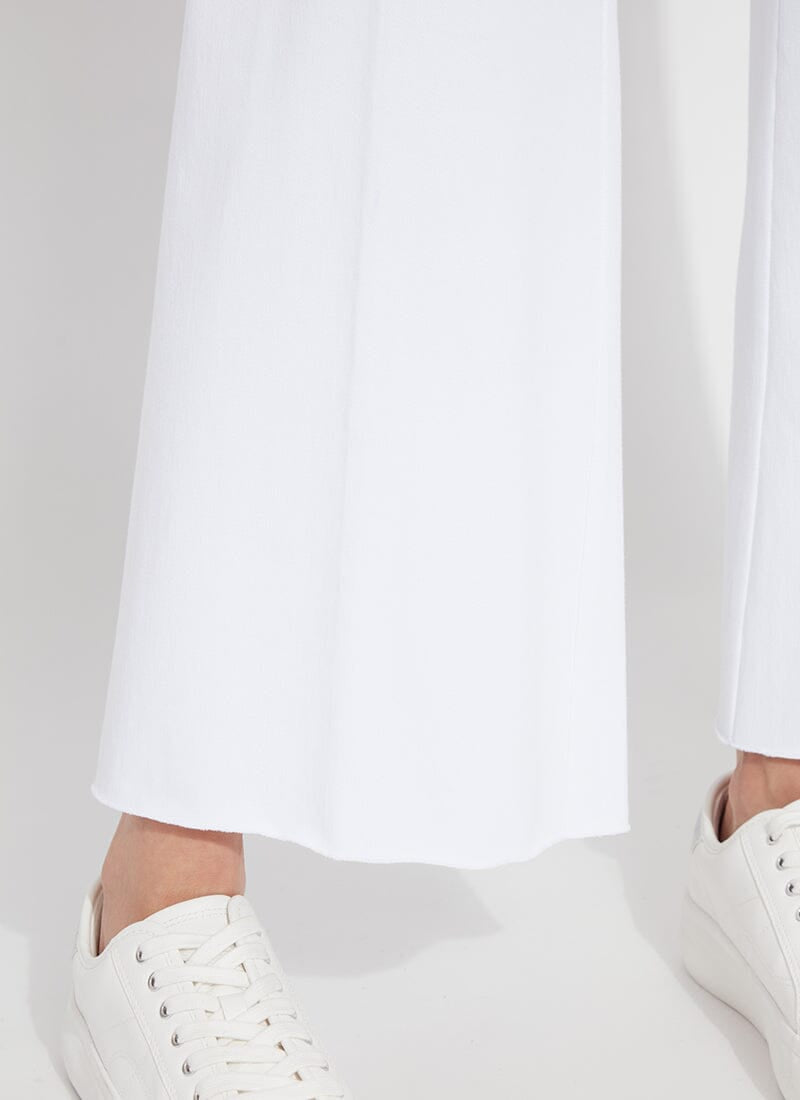 Erin Wide Leg Denim White