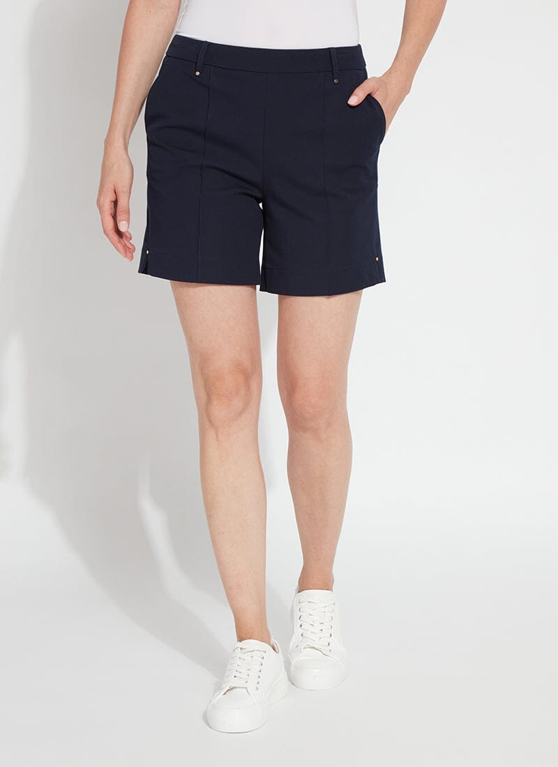 Amanda Stretch Twill Shorts Navy