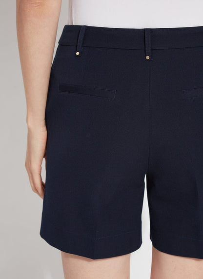 Amanda Stretch Twill Shorts Navy