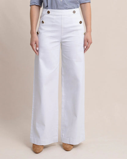 Classic White Thalia Sailor Pant