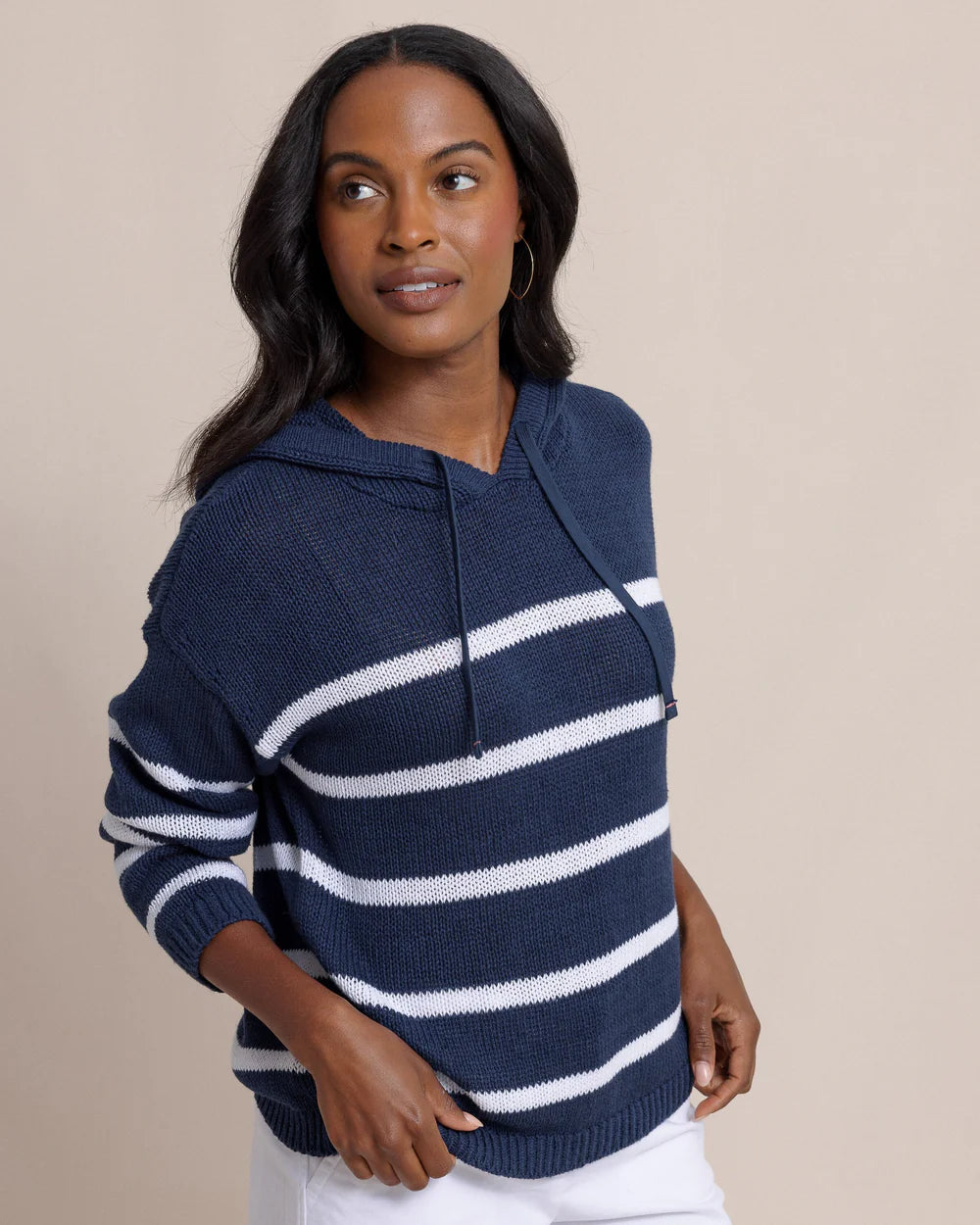 Everlee Striped Hoodie Sweater