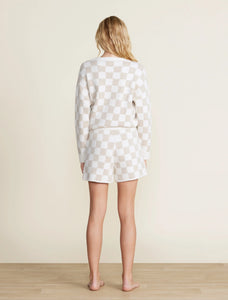 Cotton Checkered Shorts