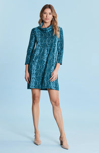 Kim Knit Dress Tri Colored Rep