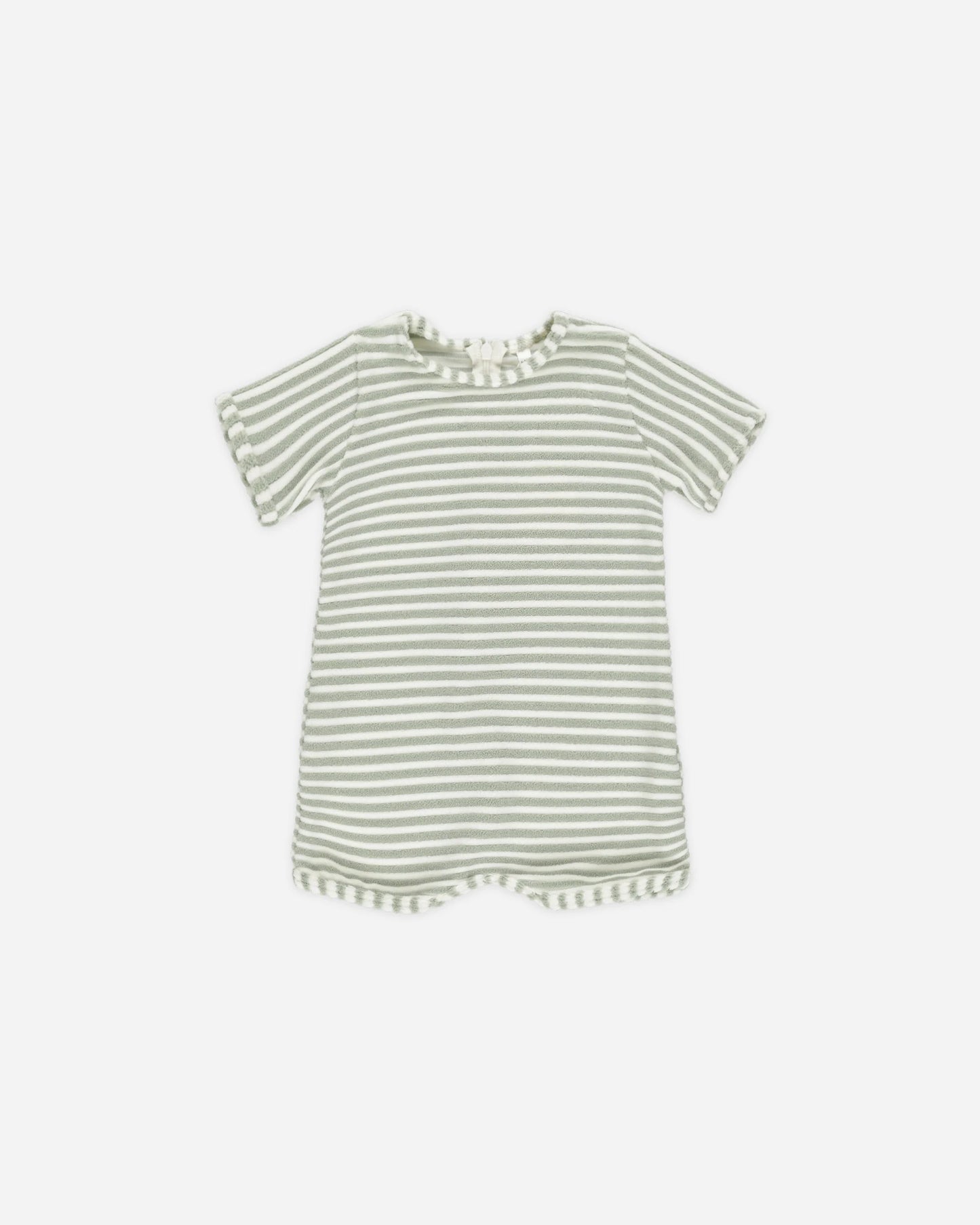 Shorty One-Piece Sage Stripe