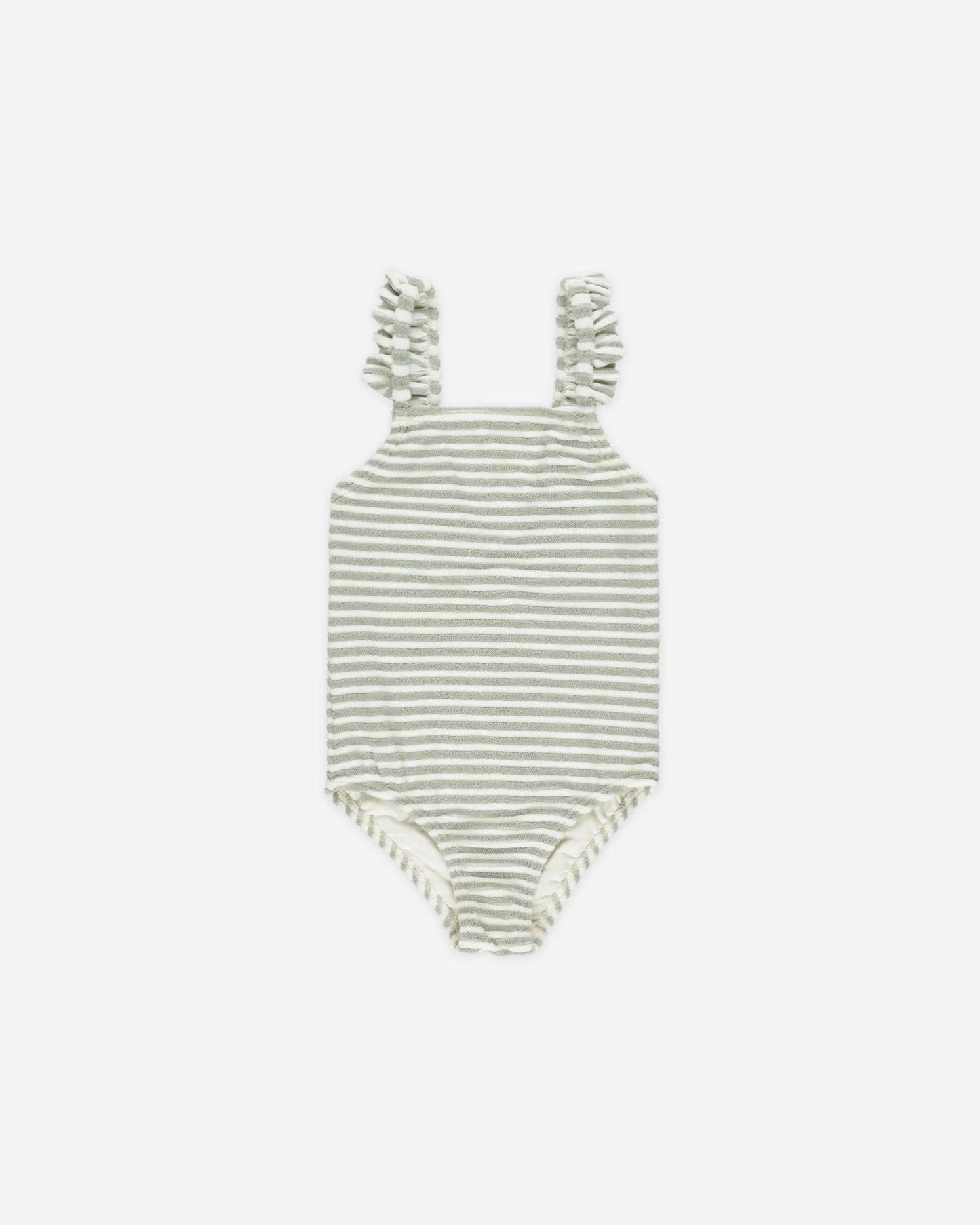 Positano One-piece Sage Stripe