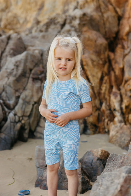 Surf 2 Piece Short Sleeve Pajama Set