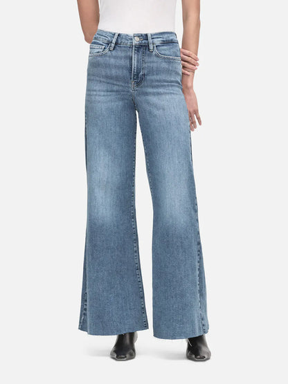 FRAME Le Palazzo Crop
in Daphne Blue Jeans