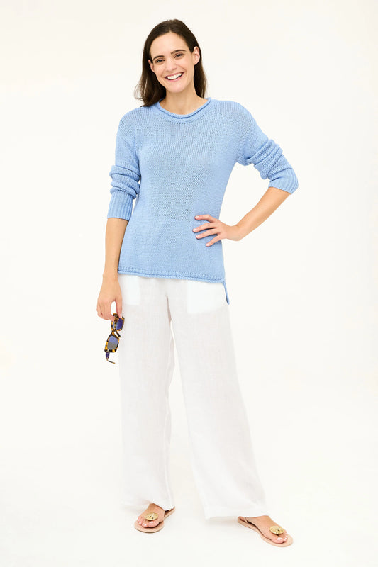 Relaxed Crew Neck Sweater