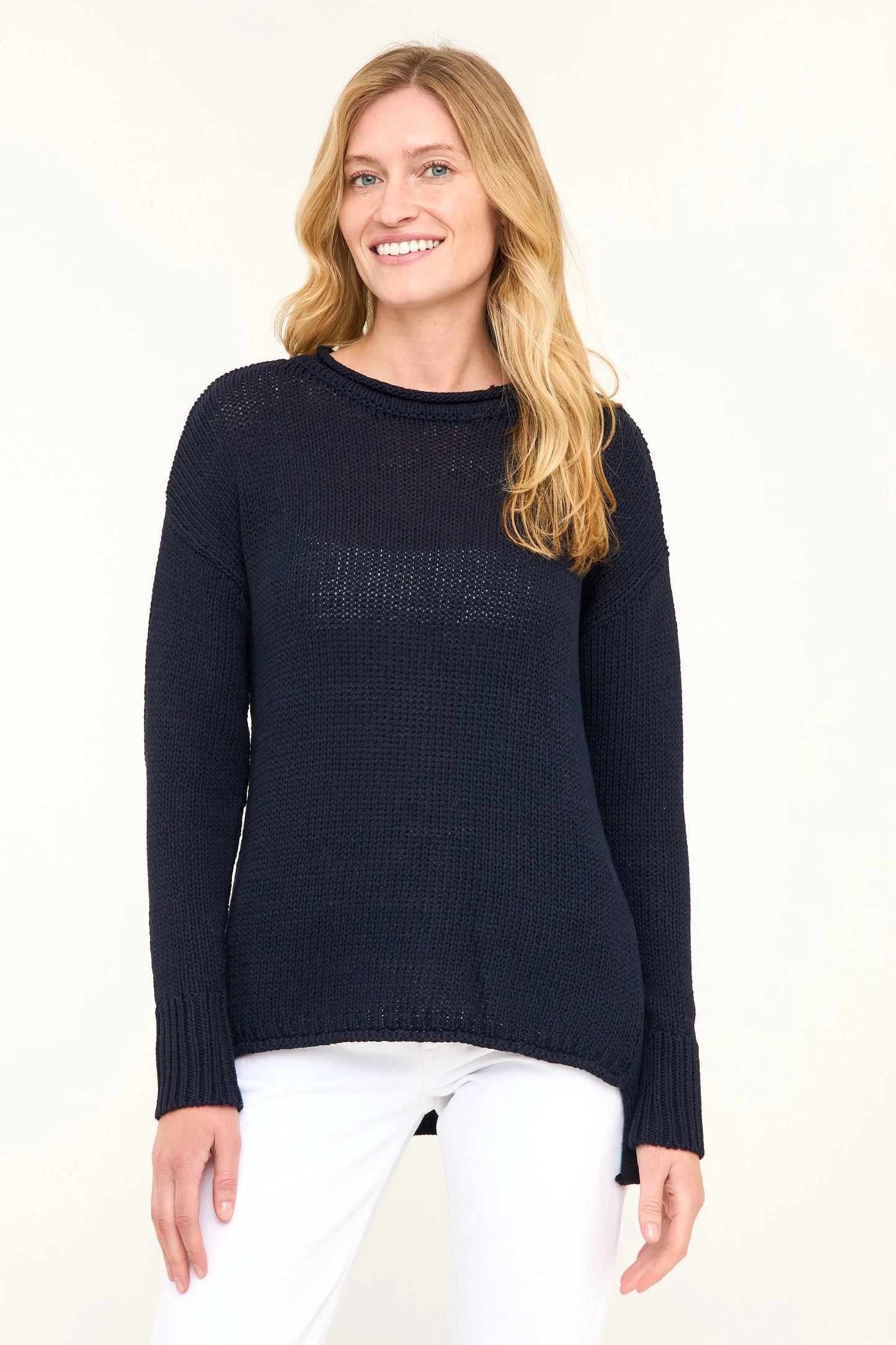 Relaxed Crew Neck Sweater