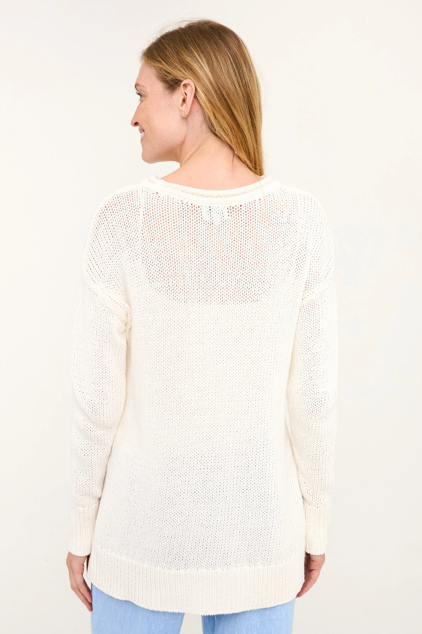 Relaxed Crew Neck Sweater