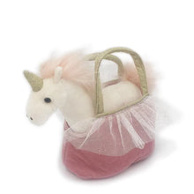 Load image into Gallery viewer, PRETTY UNICORN PLUSH TOY IN PURSE OPHELIA
