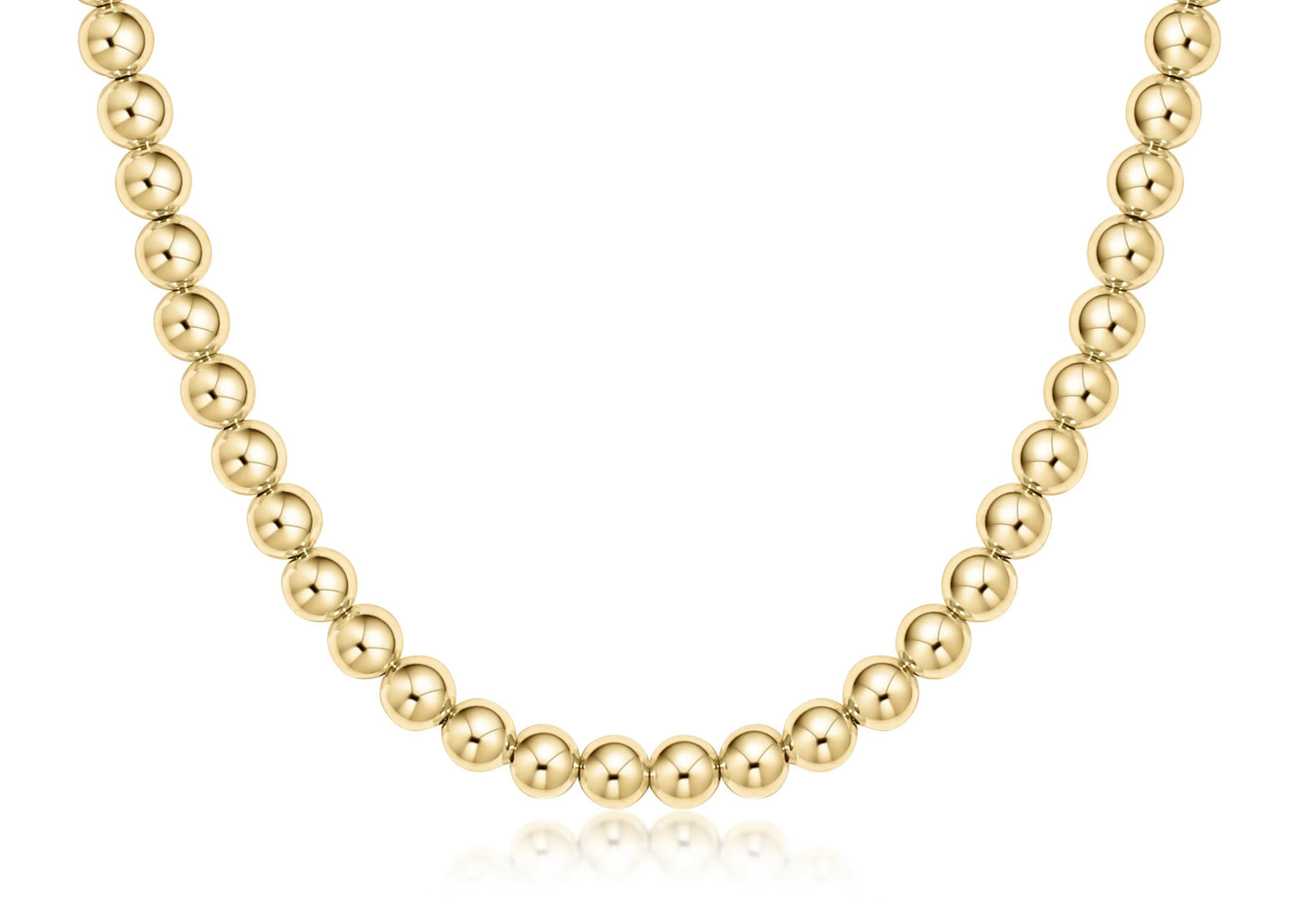 15” Choker Classic Gold 6mm Bead