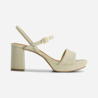 Canto Platform Sandal Eggshell