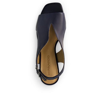 Bedford Mid Heel Sandal Dark Navy