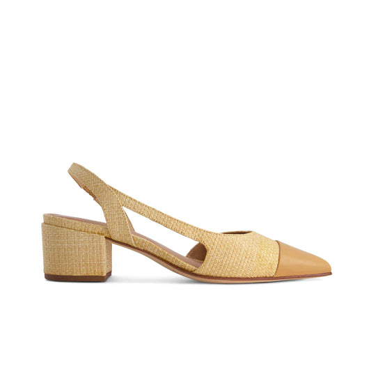 Monroe Raffia Pump