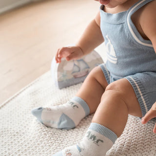 World Explorer Non-Slip Baby Socks 6 Pack