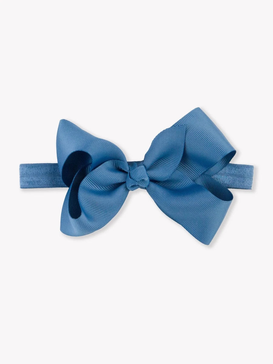 Country Side Blue Bow Headband