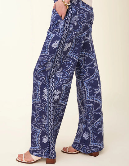 Resort Palazzo Pant Ogeechee Palm Medallion