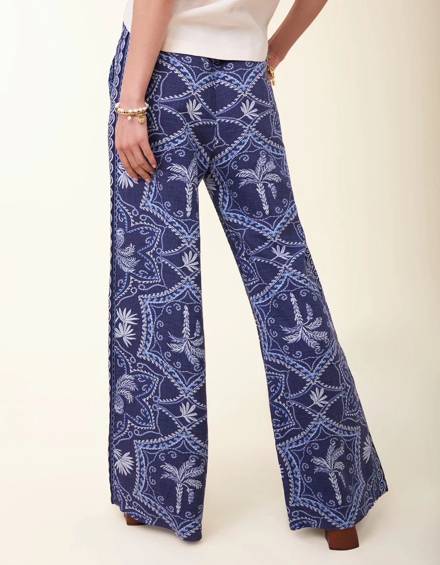 Resort Palazzo Pant Ogeechee Palm Medallion