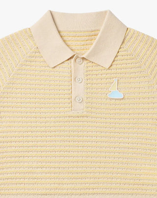 Cotton Knit Short Sleeve Top
