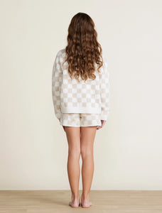 Youth CozyChic® Cotton Checkered Pullover