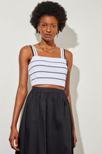 Load image into Gallery viewer, Cropped Tank - Striped Knit