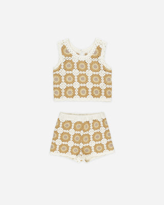 Crochet Tank Set Marigold