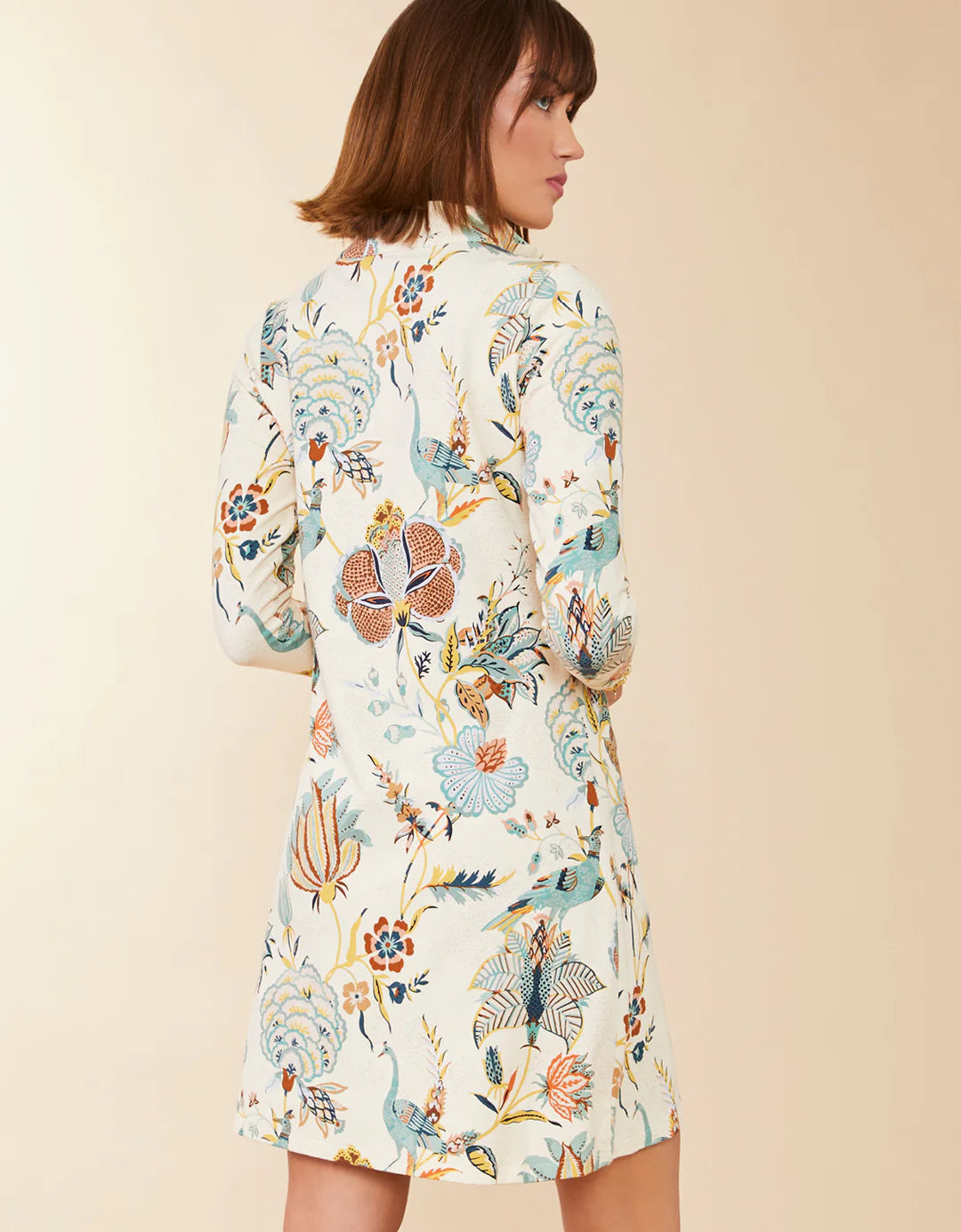 Nora Half-Zip Dress Kalalanta Floral