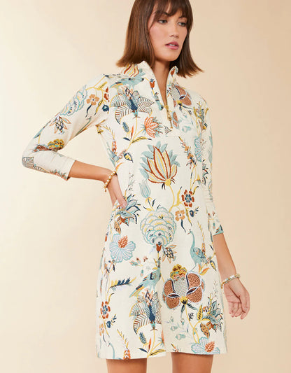 Nora Half-Zip Dress Kalalanta Floral