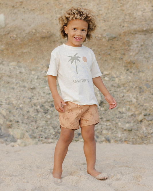 Raw Edge Tee Santorini