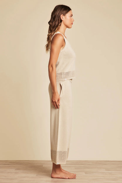 Sunbleached Scoop Mesh Tank