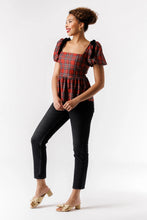 Load image into Gallery viewer, Oliver Top Merry Tartan