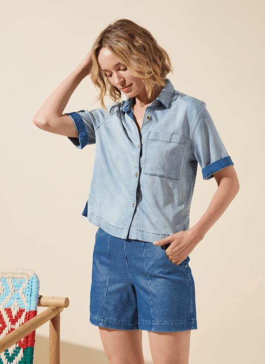 Bianca St Chambray Short Sleeve