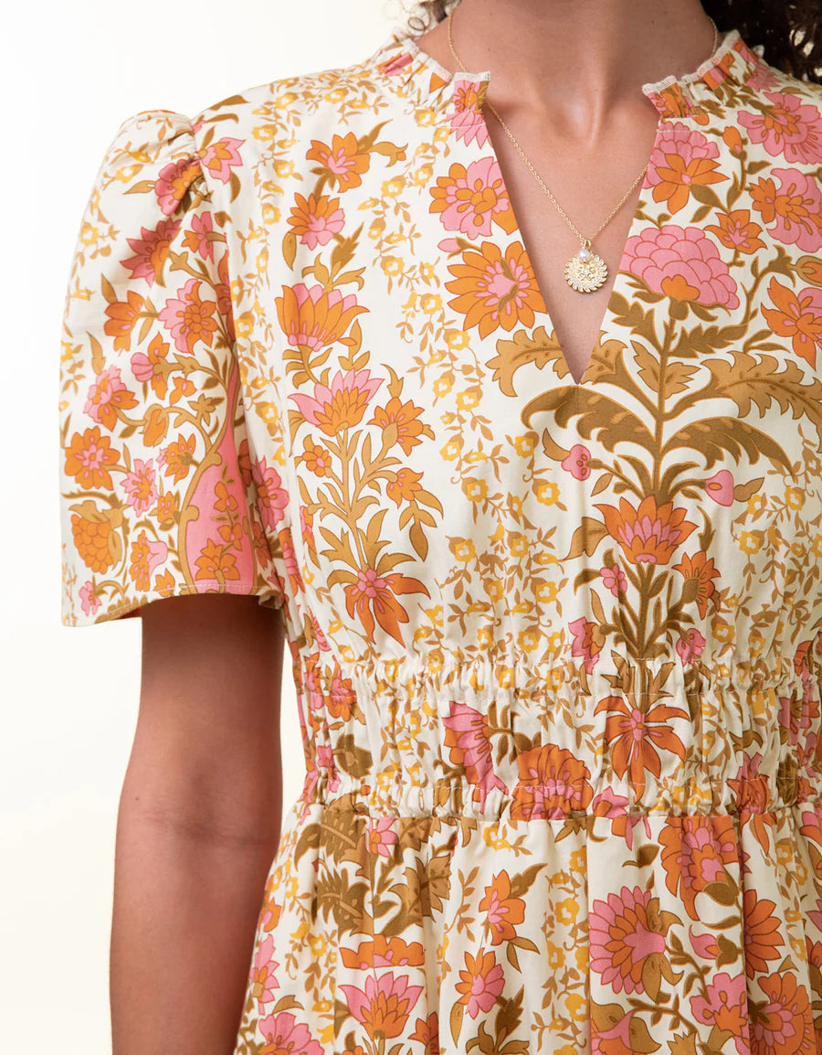 Olivia Poplin Dress McAllister Paisley