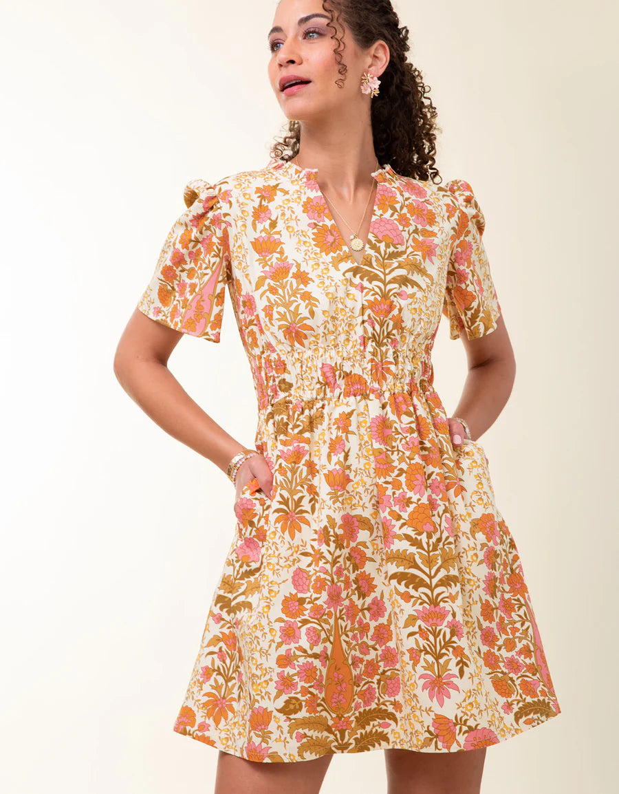 Olivia Poplin Dress McAllister Paisley