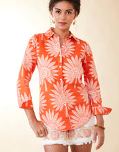 Load image into Gallery viewer, Callie Linen Shirt Callawassie Palmetto Red
