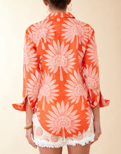 Load image into Gallery viewer, Callie Linen Shirt Callawassie Palmetto Red