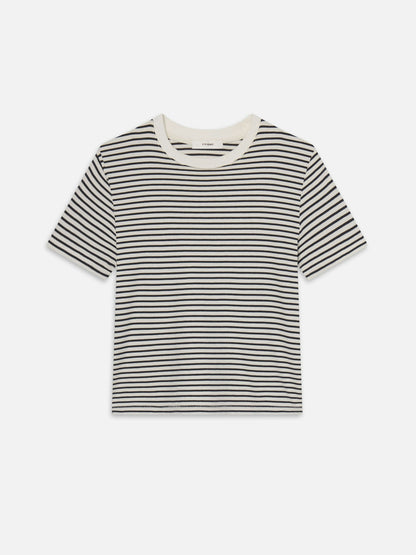 The Baby Tee Navy & White