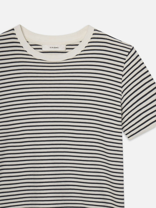 The Baby Tee Navy & White