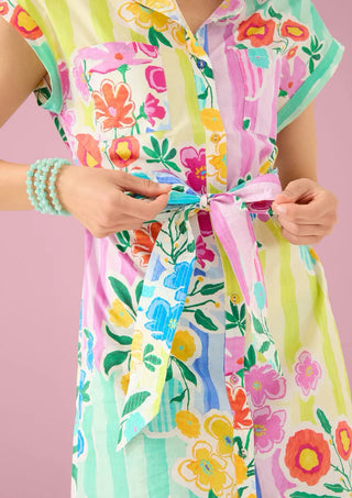 Whitney Dress Multi Dandelion Daze