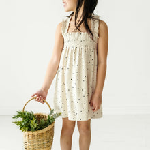 Load image into Gallery viewer, Organic Smocked Sundress - Pixie Dots