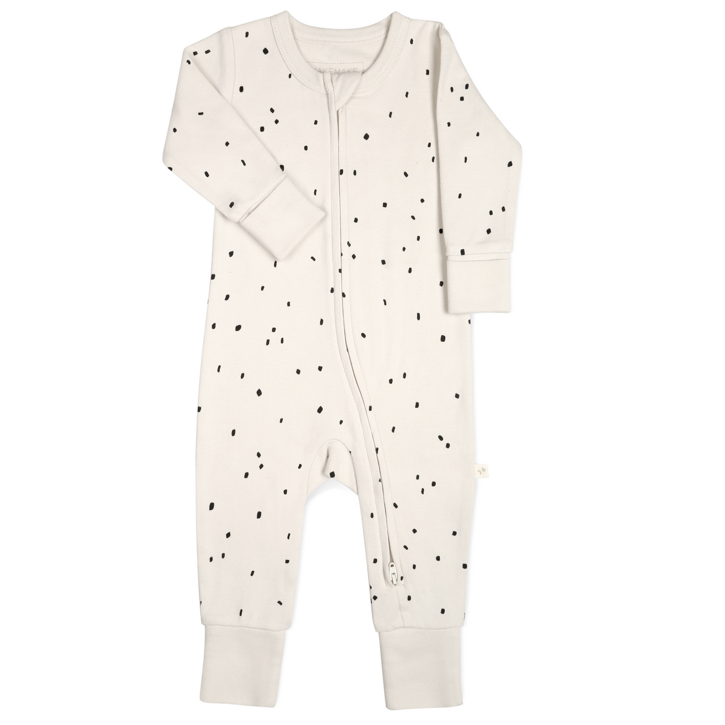 Organic 2-Way Zip Romper - Pixie Dots