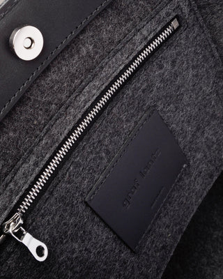 Frankie Merino Wool Tote Charcoal