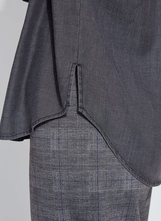 Lunette St Chambray Shirt Washed Black