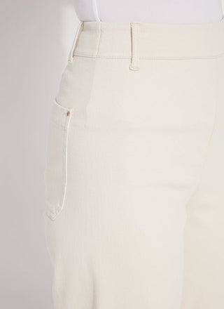 Erin Hi Waist Wide Leg Denim Oat