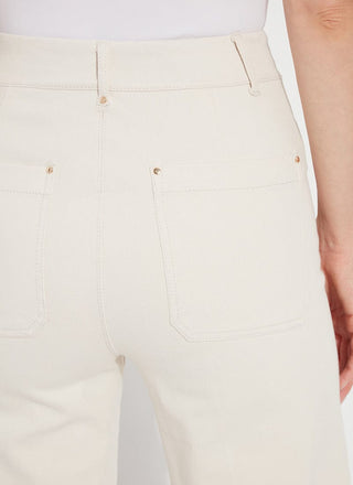 Erin Hi Waist Wide Leg Denim Oat