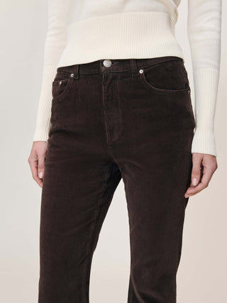 Bridget Boot High Rise Instasculpt 33’ Meteorite Corduroy