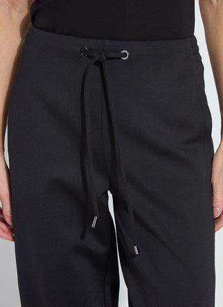 Desi Neoprene Barrel Jogger Black